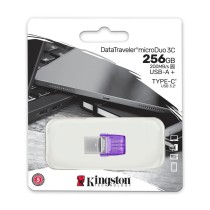🔹 Kingston 256GB microDuo 3C – USB-C + USB-A Rápido