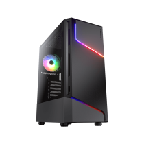 Case MX360 RGB – Torre Media con Iluminación ARGB