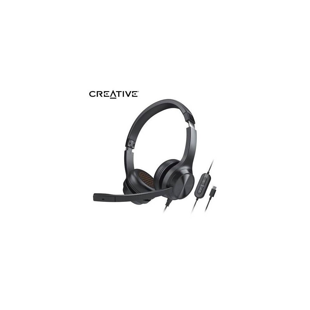 Auriculares Creative Chat USB con Micrófono - Cancelación de Ruido