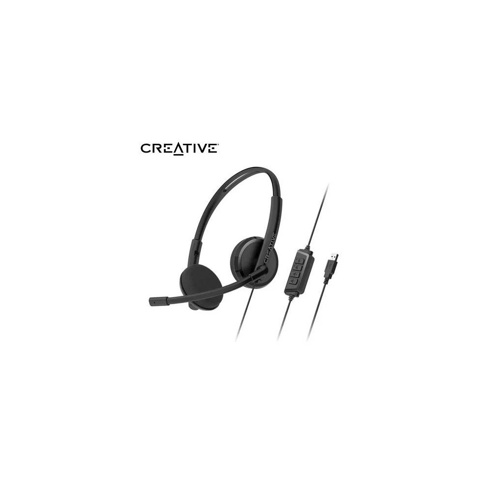 Auriculares Creative HS-220 con Micrófono - Cancelación de Ruido