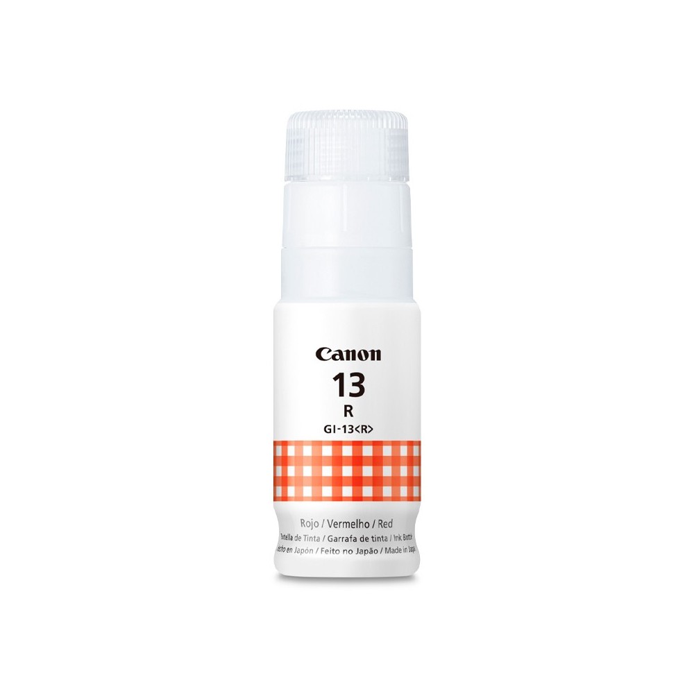 🖨️ Tinta Canon GI-13 Roja – Botella 70ml Original