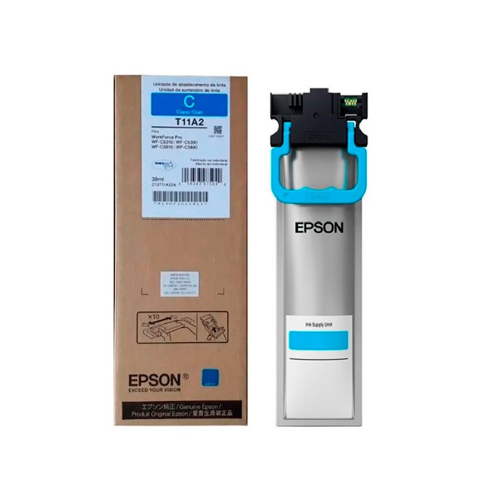 🖨️ Bolsa de Tinta Epson T11A220-AL Cyan Original 🖨️ Bolsa de Tinta Epson T11A220-AL Cyan Original