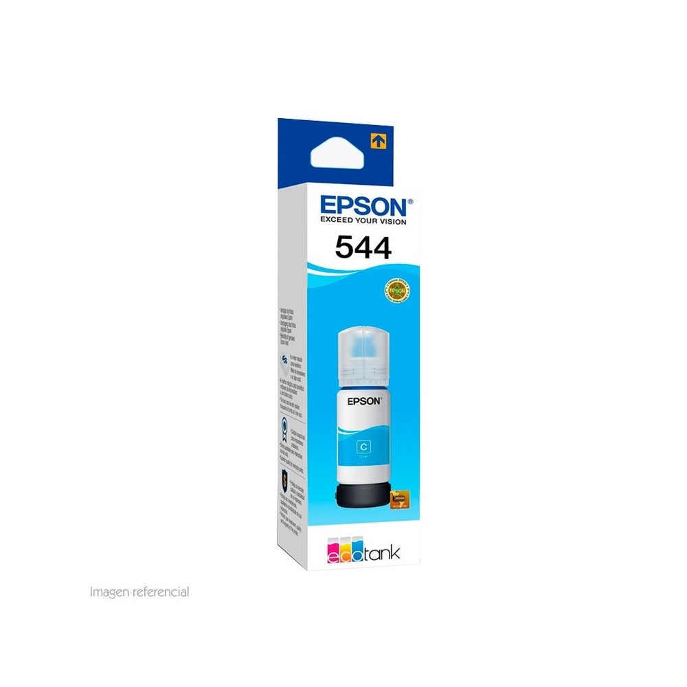 🖨️ Tinta Epson T544 Cian 65ml | Original EcoTank