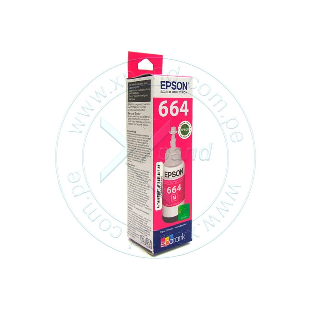 🖨️ Tinta Epson T664 Magenta 70ml | Original EcoTank