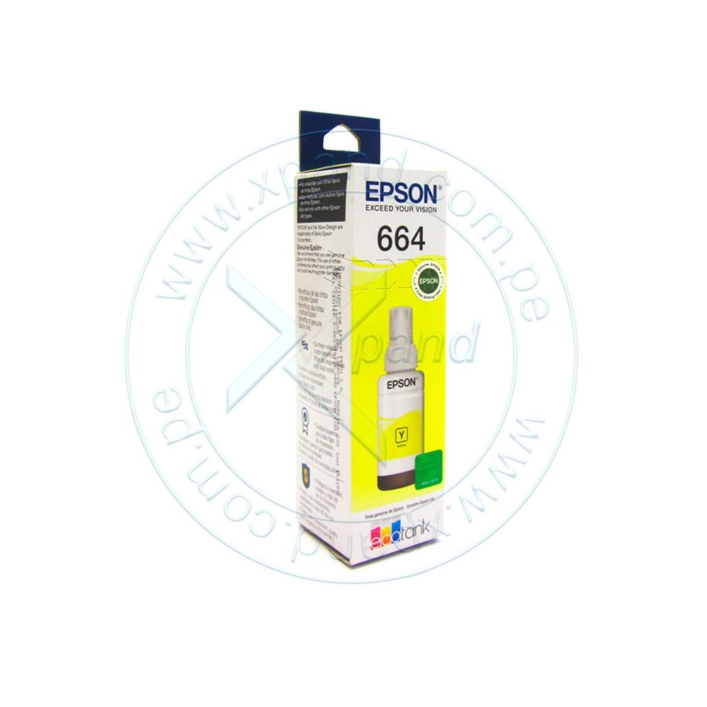🖨️ Tinta Epson T664 Amarillo 70ml | Original EcoTank 🖨️ Tinta Epson T664 Amarillo 70ml | Original EcoTank
