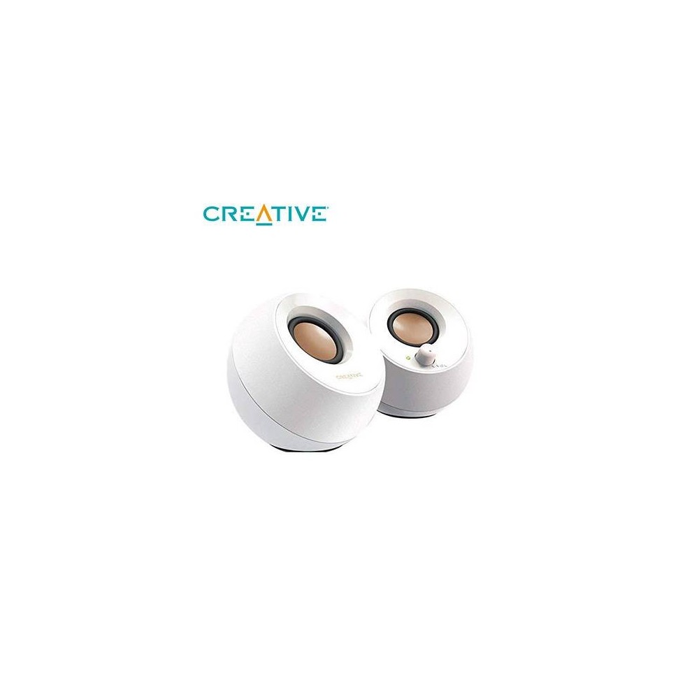 Creative Pebble - Altavoces 2.0 Compactos con Audio de Alta Calidad