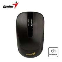 Genius ECO-8015 - Mouse inalámbrico recargable, 1600 DPI, color chocolate