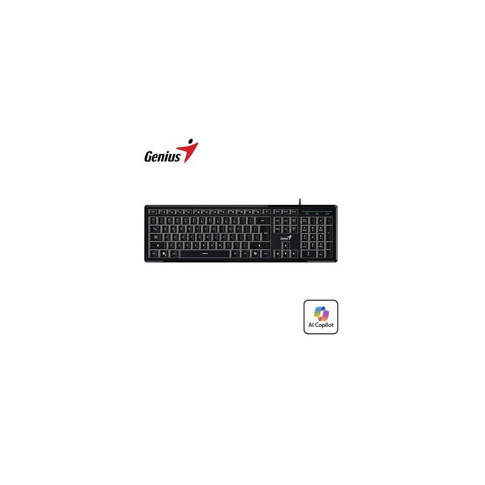 Genius SLIMSTAR 820 - Teclado Retroiluminado Antighosting Genius SLIMSTAR 820 - Teclado Retroiluminado Antighosting