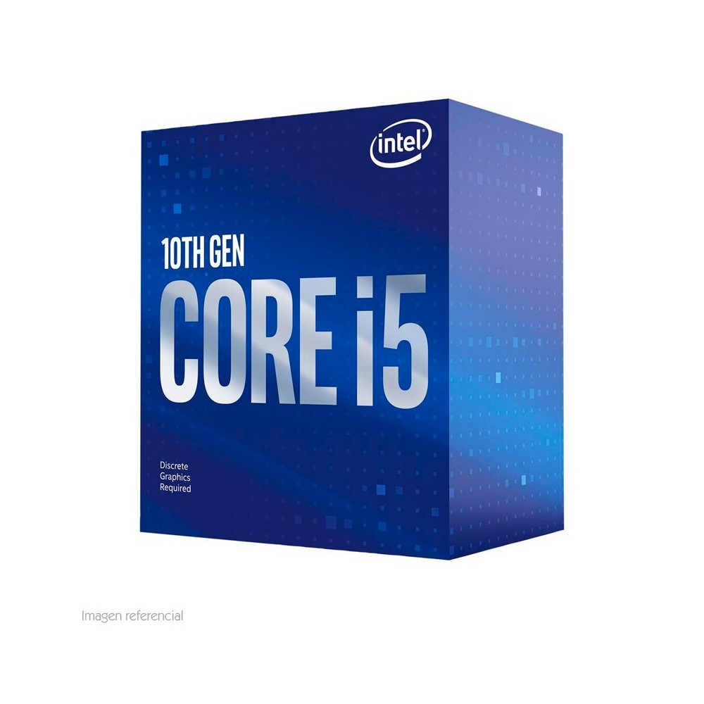 Intel Core i5-10400F | 2.9GHz, 4.3GHz Turbo, 12MB Caché, LGA1200 Intel Core i5-10400F | 2.9GHz, 4.3GHz Turbo, 12MB Caché, LGA1200