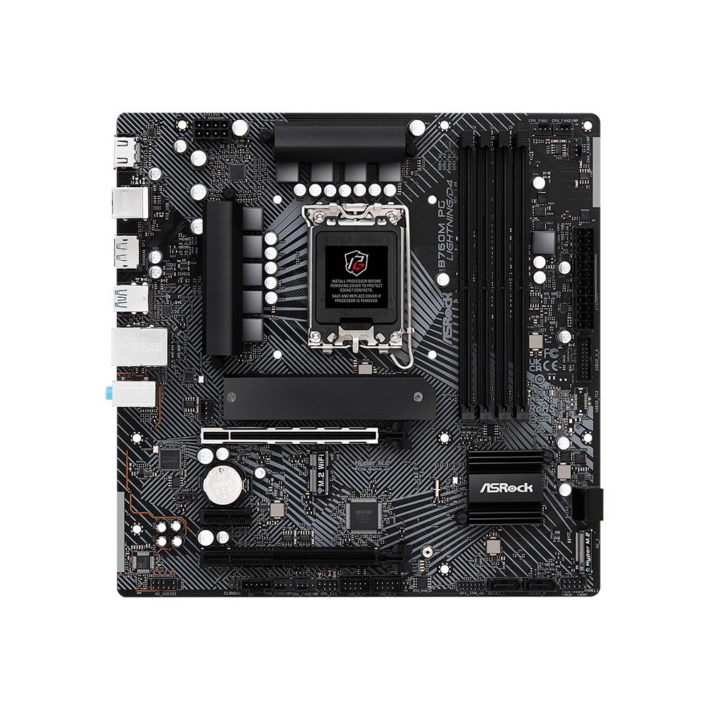 Motherboard ASROCK B760M PG Lightning/D4 | Intel B760, LGA1700, mATX