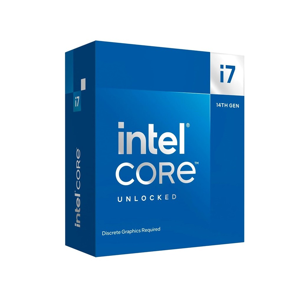 Intel Core i7-14700KF | 5.60GHz Turbo, 20 Núcleos, 33MB Caché, Sin Gráficos Integrados