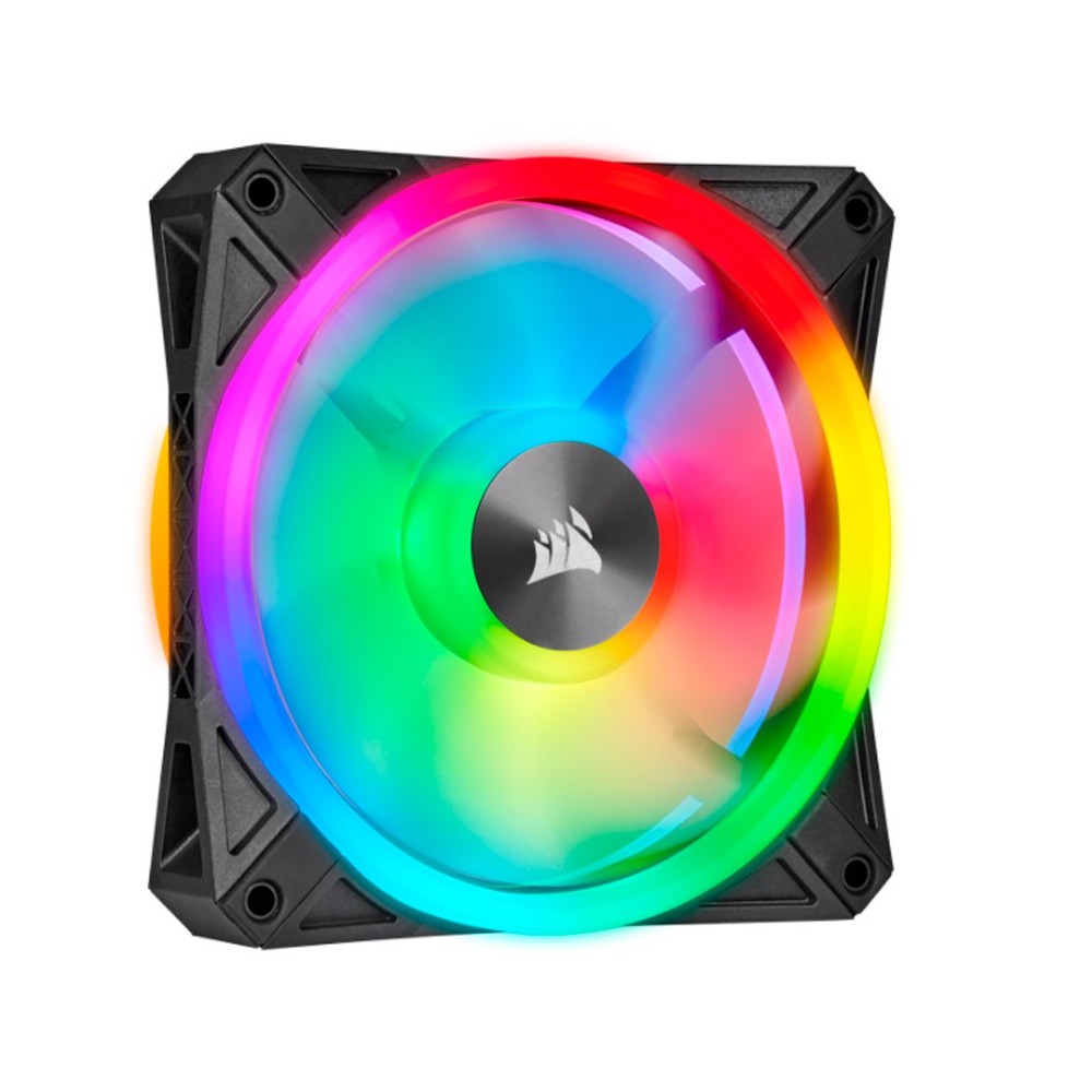 Fan Corsair QL120 RGB | 12 cm, PWM, 1500 RPM, Iluminado Fan Corsair QL120 RGB | 12 cm, PWM, 1500 RPM, Iluminado